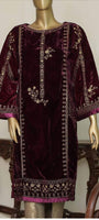 Bin Saeed Velvet Kurta Size M( 42)