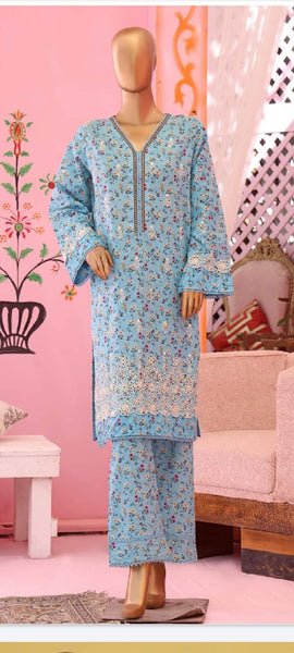 Bin Saeed Latest Janan Chickenkari 2 Piece